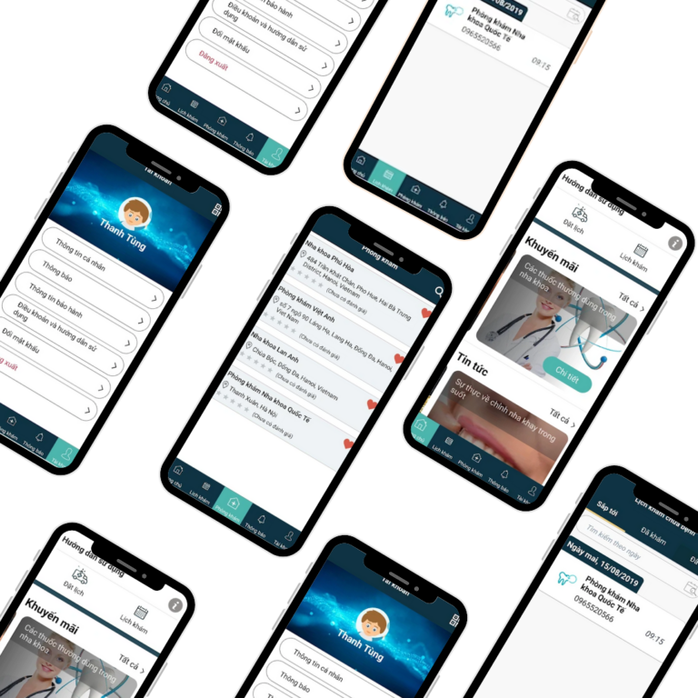 Dental Hub mobile application connecting information between patients